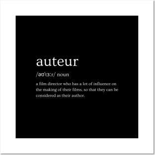 Auteur - Definition Posters and Art